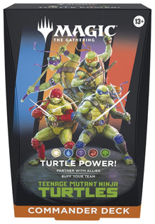 Image for Teenage Mutant Ninja Turtles Commander Deck - Turtle Power! - Magic: The Gathering