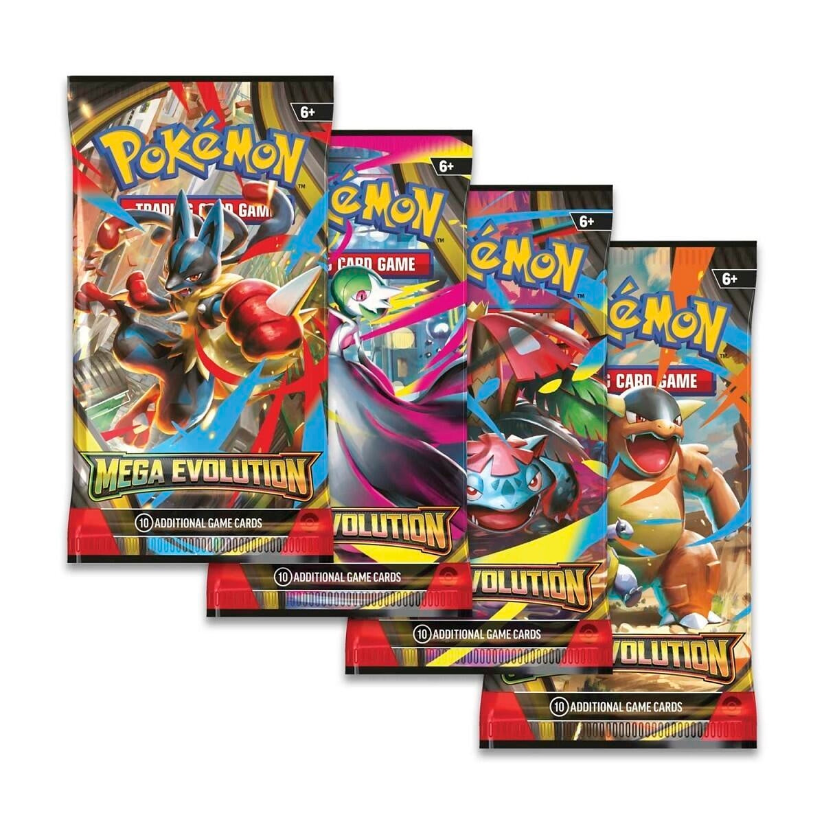 Image for Mega Evolution Booster Pack Art Bundle [Set of 4] - Pokemon