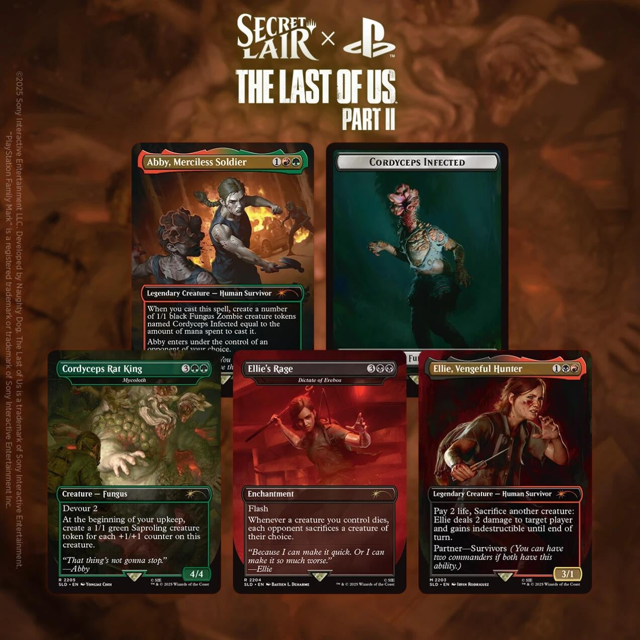 Image for Secret Lair x The Last of Us Part II - Non-Foil Edition - Magic: The Gathering