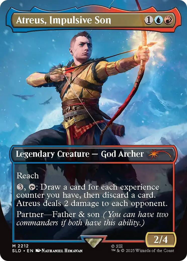 Image for Atreus, Impulsive Son (2212) (SLD) - Magic: The Gathering