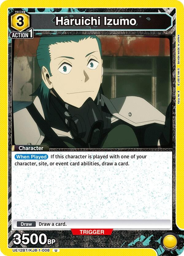 Image for Haruichi Izumo (008) (UE12BT/KJ8-1-008) (UE12BT) - Union Arena
