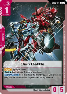 Image for Clan Battle (ST06-014) (ST06) - Gundam Card Game
