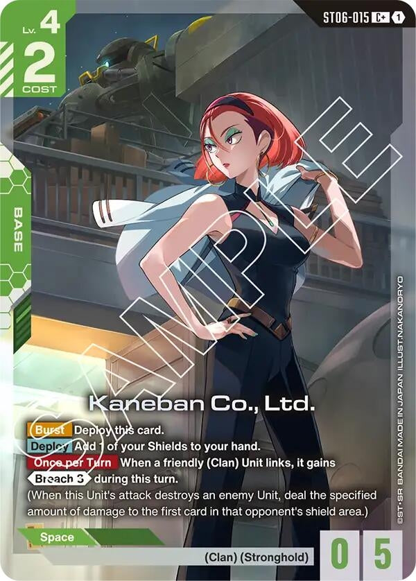 Image for Kaneban Co., Ltd. (C+) (ST06-015) (ST06) - Gundam Card Game