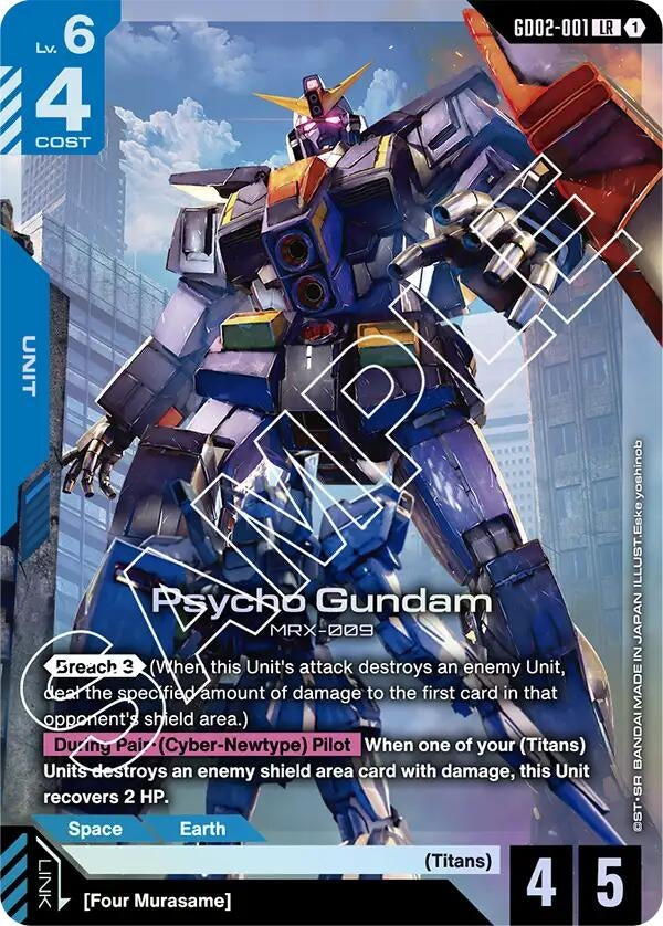 Image for Psycho Gundam (GD02-001) (GD02) - Gundam Card Game