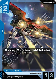 Image for Raider Gundam (MA Mode) (GD02-019) (GD02) - Gundam Card Game