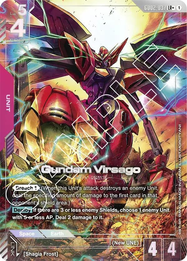 Image for Gundam Virsago (LR+) (GD02-037) (GD02) - Gundam Card Game