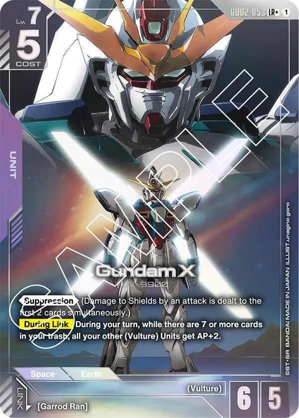 Image for Gundam X (LR+) (GD02-053) (GD02) - Gundam Card Game
