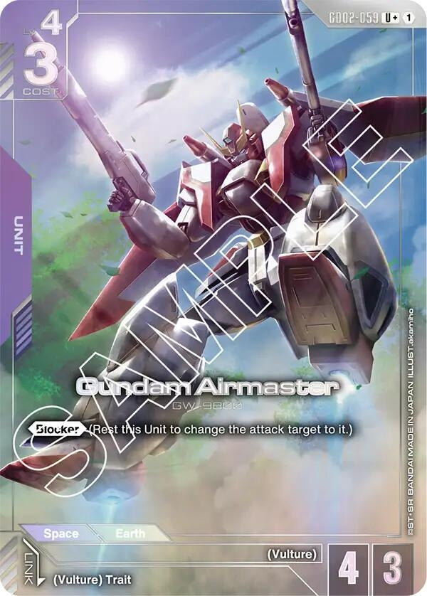 Image for Gundam Airmaster (U+) (GD02-059) (GD02) - Gundam Card Game
