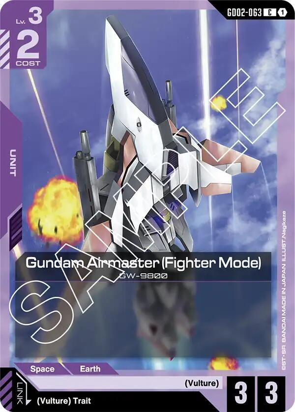 Image for Gundam Airmaster (Fighter Mode) (GD02-063) (GD02) - Gundam Card Game