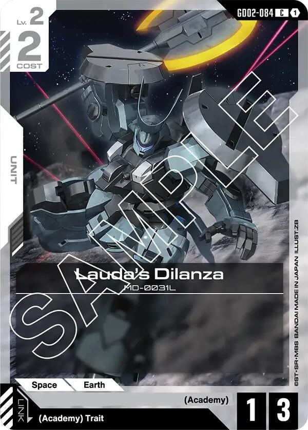 Image for Lauda's Dilanza (GD02-084) (GD02) - Gundam Card Game