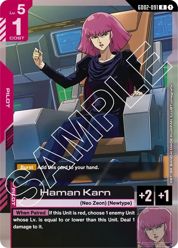 Image for Haman Karn (GD02-091) (GD02) - Gundam Card Game
