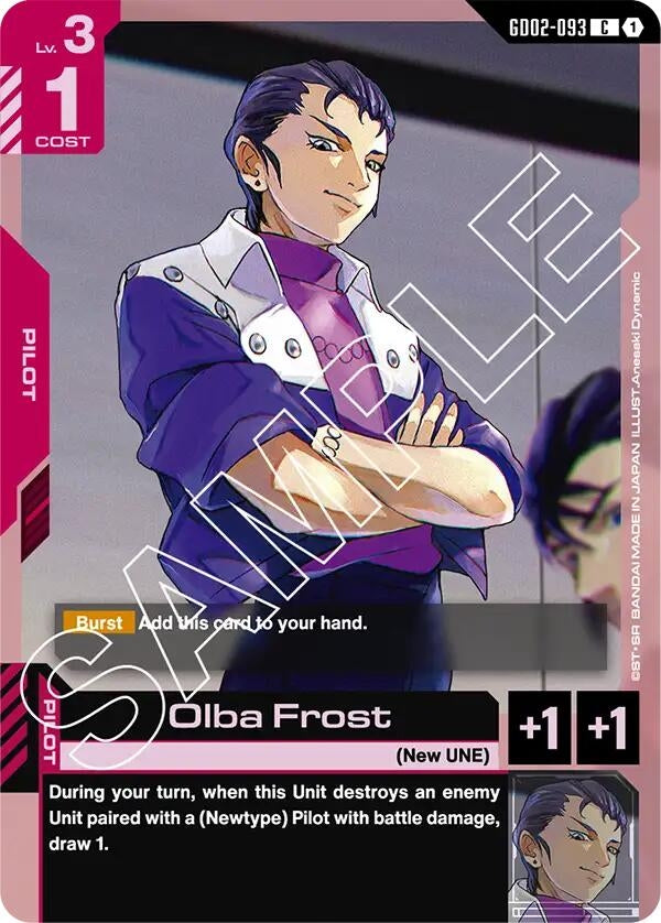 Image for Olba Frost (GD02-093) (GD02) - Gundam Card Game