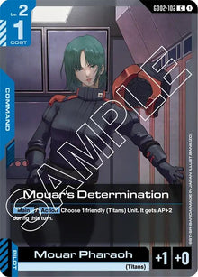 Image for Mouar's Determination (GD02-102) (GD02) - Gundam Card Game