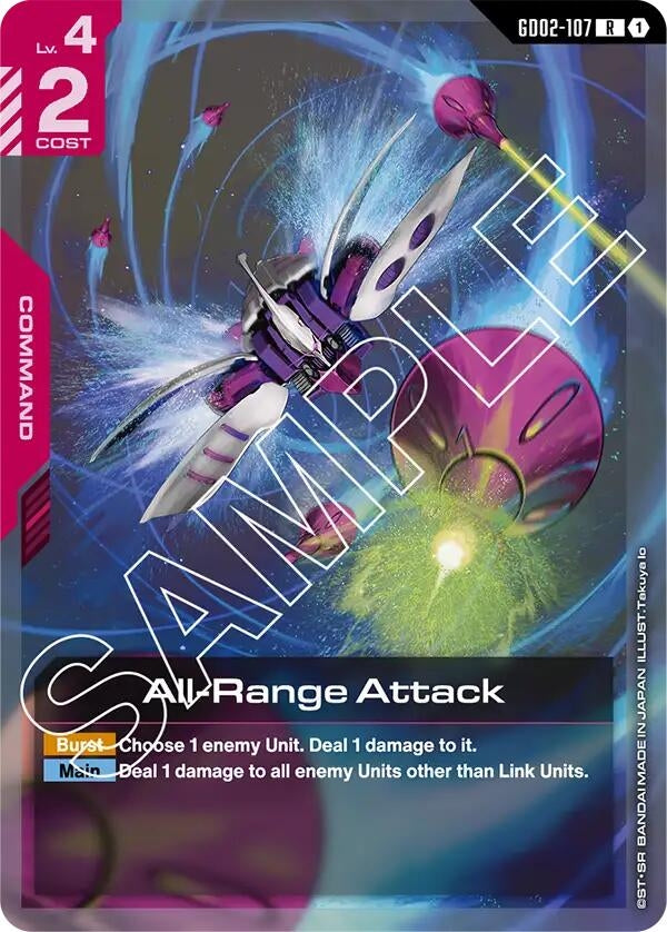 Image for All-Range Attack (GD02-107) (GD02) - Gundam Card Game