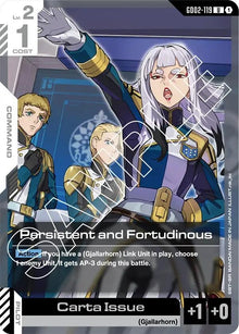 Image for Persistent and Fortudinous (GD02-119) (GD02) - Gundam Card Game