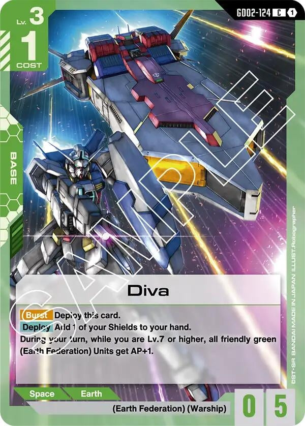 Image for Diva (GD02-124) (GD02) - Gundam Card Game