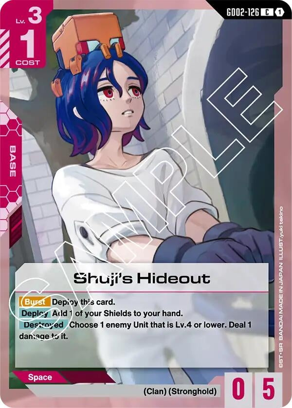 Image for Shuji's Hideout (GD02-126) (GD02) - Gundam Card Game