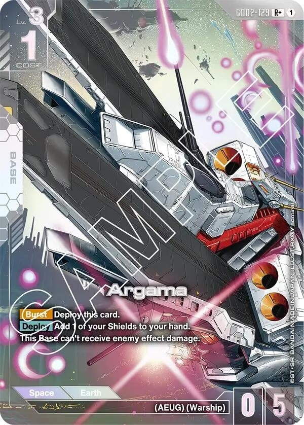 Image for Argama (R+) (GD02-129) (GD02) - Gundam Card Game