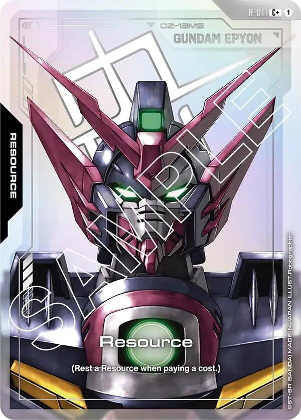 Image for Resource (R-011) (C+) (R-011) (GD02) - Gundam Card Game