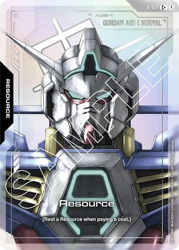 Image for Resource (R-012) (C+) (R-012) (GD02) - Gundam Card Game