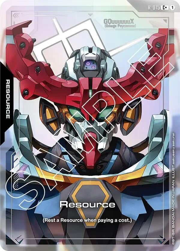 Image for Resource (R-015) (C+) (R-015) (GD02) - Gundam Card Game