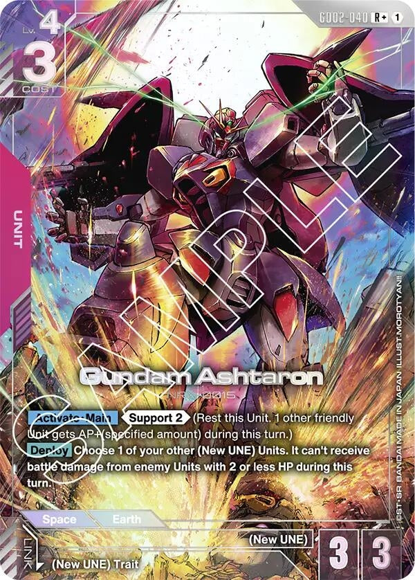 Image for Gundam Ashtaron (R+) (GD02-040) (GD02) - Gundam Card Game