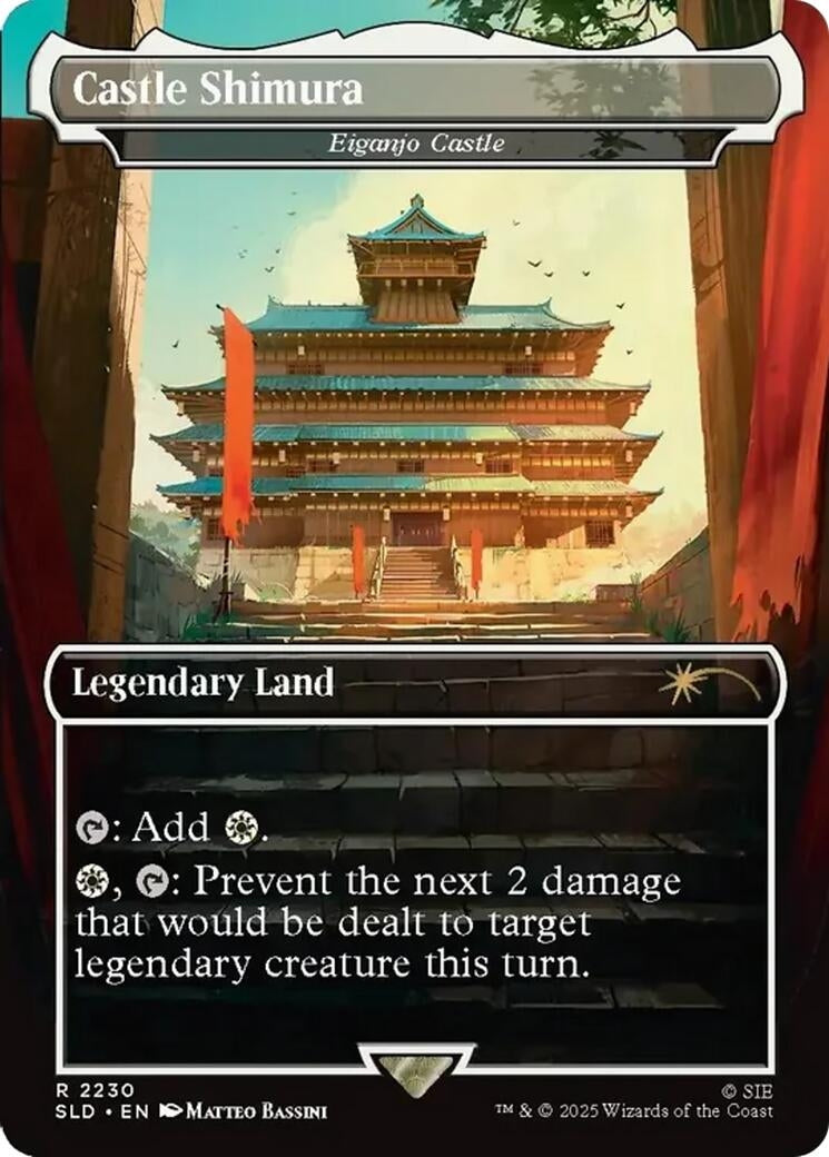 Image for Castle Shimura - Eiganjo Castle (2230) (SLD) - Magic: The Gathering