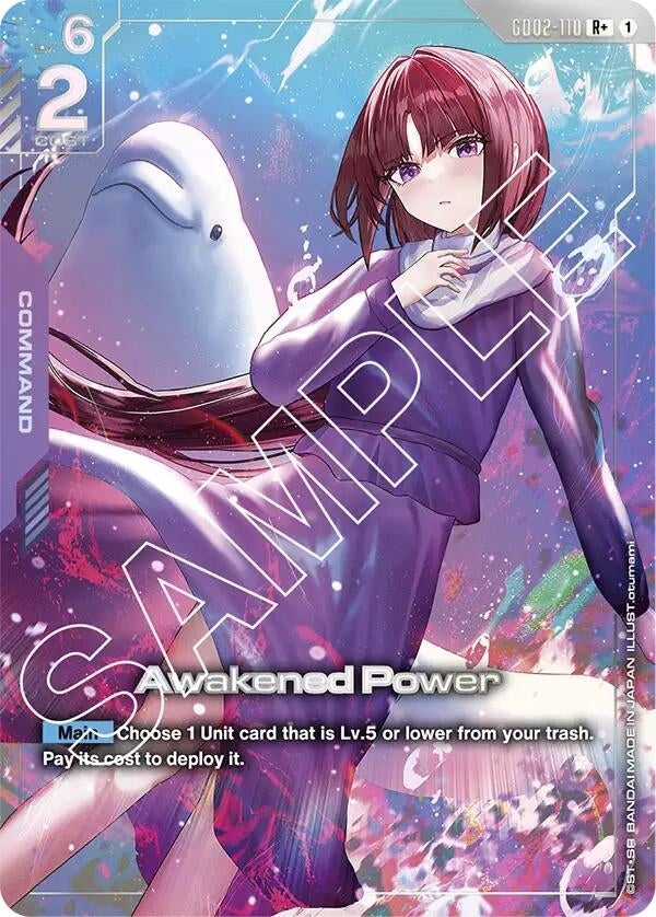 Image for Awakened Power (R+) (GD02-110) (GD02) - Gundam Card Game