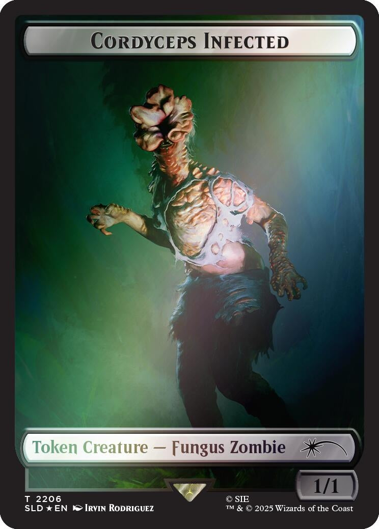 Image for Cordyceps Infected Token (2206) (Rainbow Foil) (2206) (SLD) - Magic: The Gathering