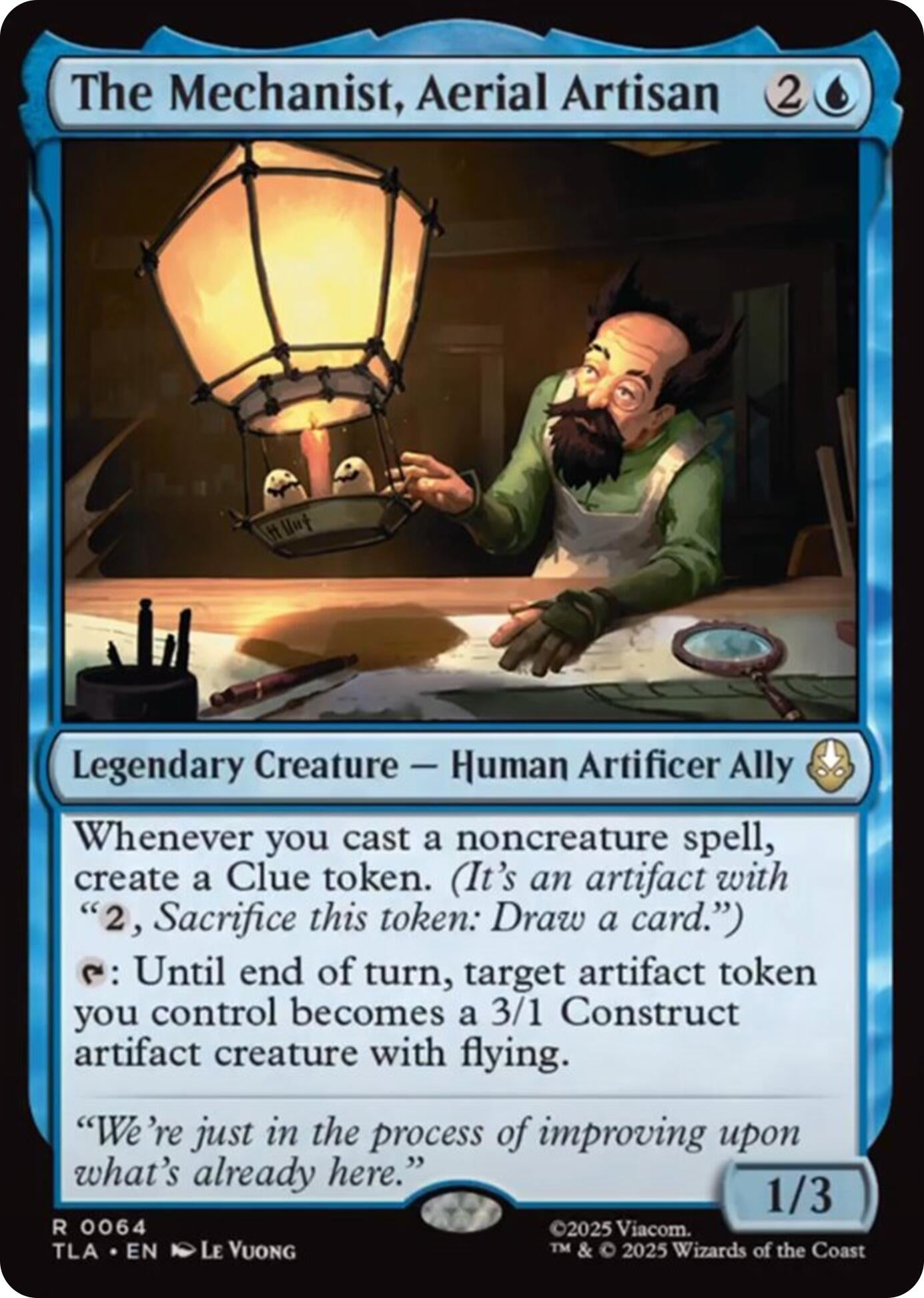 Image for The Mechanist, Aerial Artisan (64) (TLA) - Magic: The Gathering