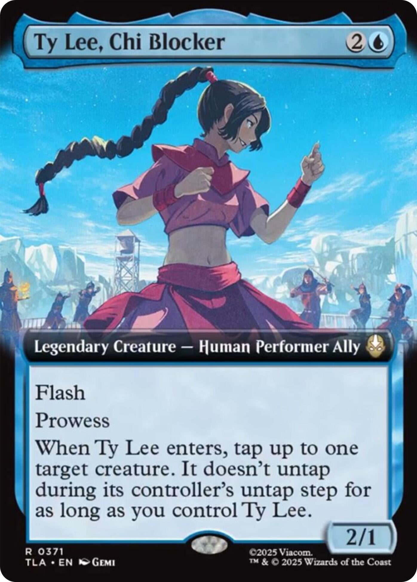 Image for Ty Lee, Chi Blocker (Extended Art) (371) (TLA) - Magic: The Gathering