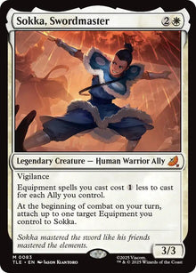 Image for Sokka, Swordmaster (83) (TLE) - Magic: The Gathering