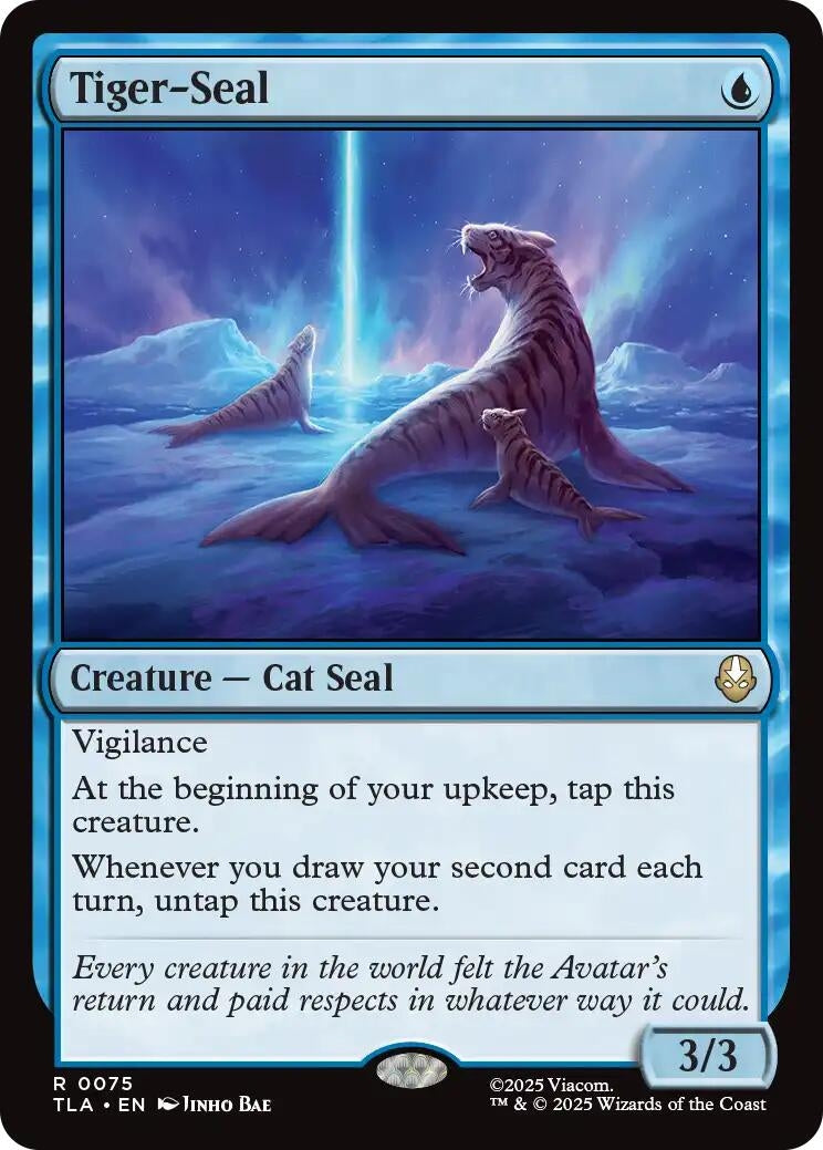 Image for Tiger-Seal (75) (TLA) - Magic: The Gathering
