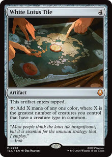 Image for White Lotus Tile (262) (TLA) - Magic: The Gathering
