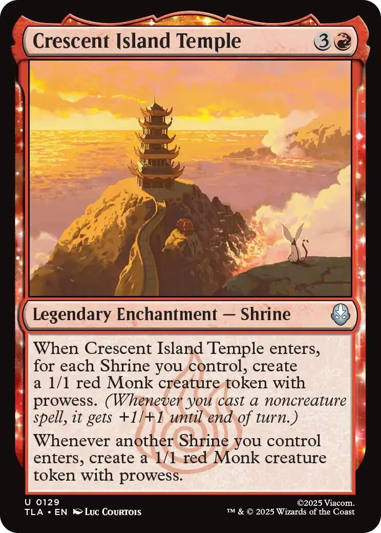 Image for Crescent Island Temple (129) (TLA) - Magic: The Gathering