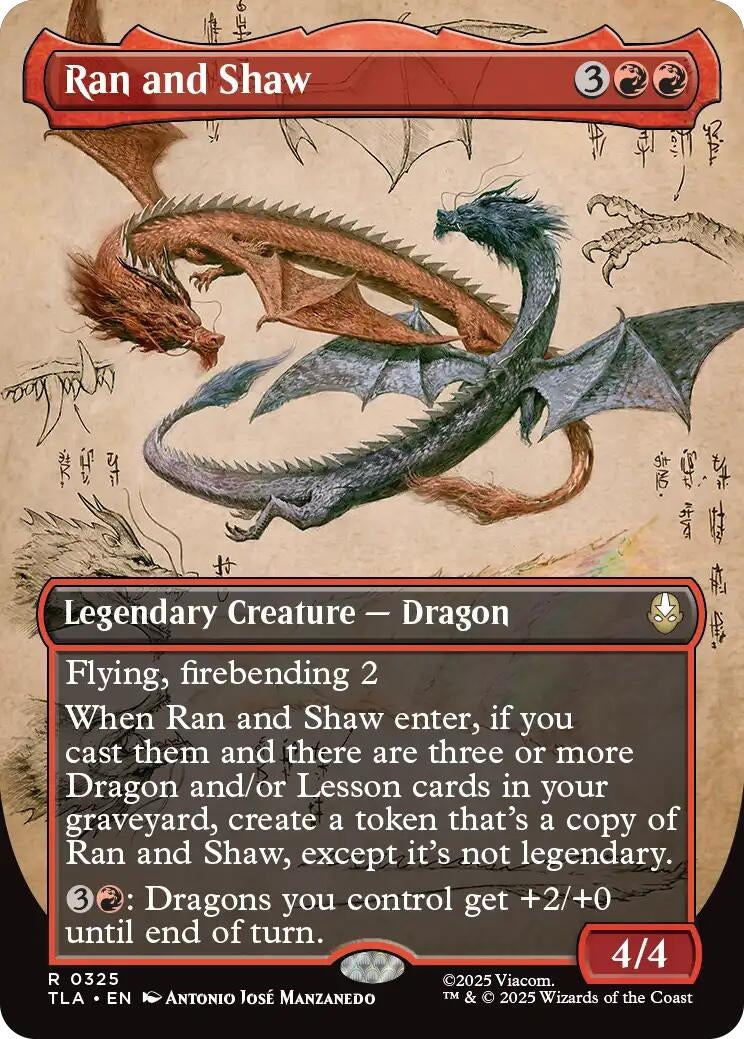Image for Ran and Shaw (Borderless) (325) (TLA) - Magic: The Gathering