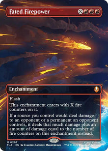 Image for Fated Firepower (Borderless) (297) (TLA) - Magic: The Gathering
