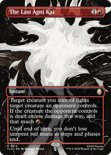 Image for The Last Agni Kai (Borderless) (314) (TLA) - Magic: The Gathering
