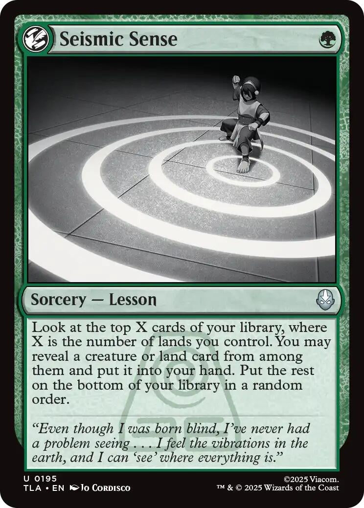 Image for Seismic Sense (195) (TLA) - Magic: The Gathering