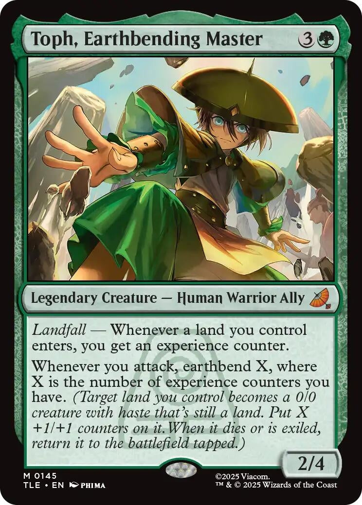 Image for Toph, Earthbending Master (145) (TLE) - Magic: The Gathering