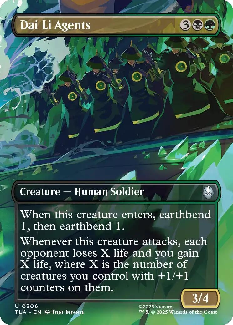 Image for Dai Li Agents (Borderless) (306) (TLA) - Magic: The Gathering