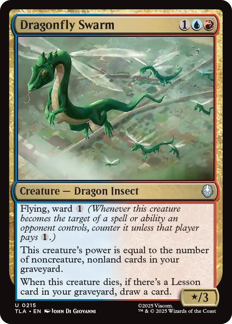 Image for Dragonfly Swarm (215) (TLA) - Magic: The Gathering