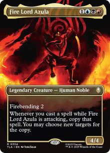 Image for Fire Lord Azula (0334) (Borderless) (334) (TLA) - Magic: The Gathering