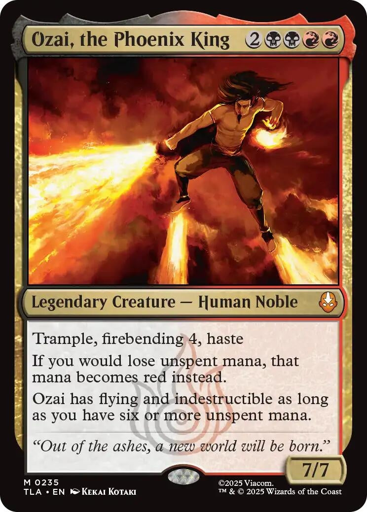 Image for Ozai, the Phoenix King (235) (TLA) - Magic: The Gathering