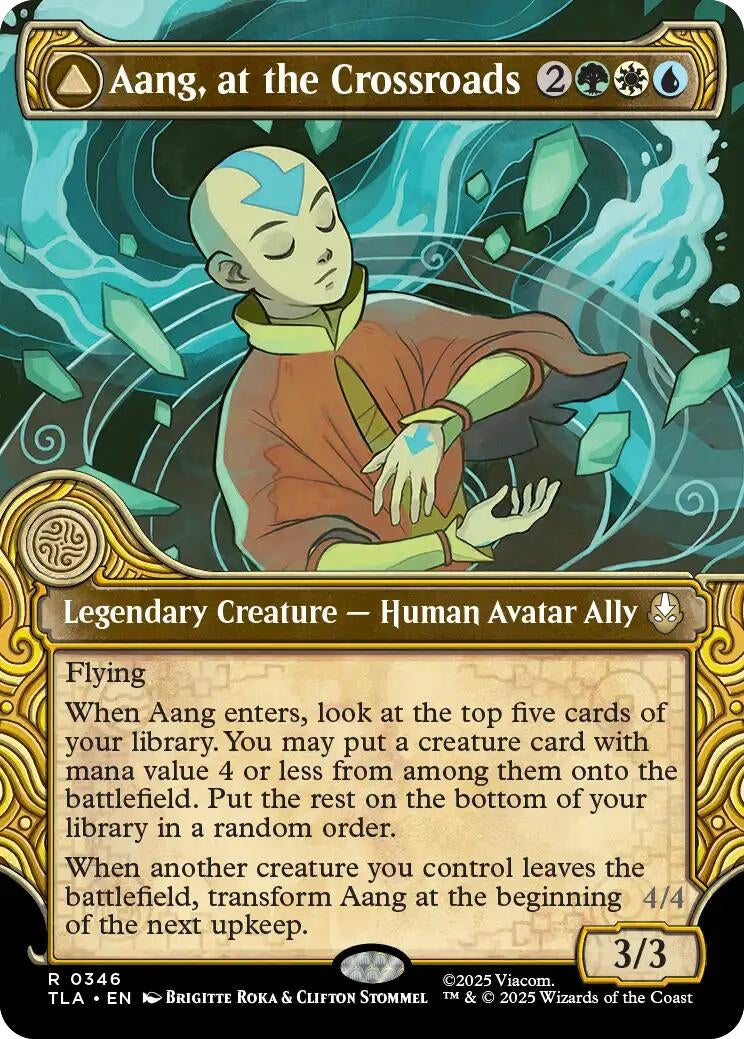 Image for Aang, at the Crossroads (Showcase) (346) (TLA) - Magic: The Gathering
