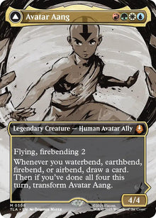 Image for Avatar Aang (Borderless) (308) (TLA) - Magic: The Gathering