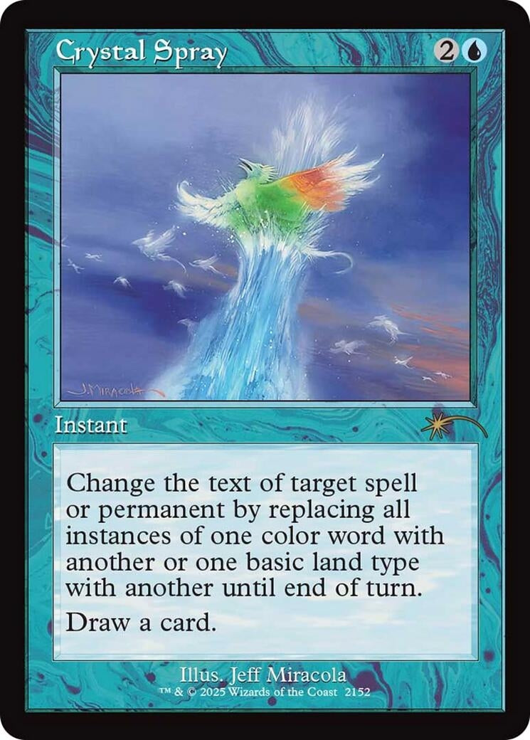 Image for Crystal Spray (Retro Frame) (2152) (SLD) - Magic: The Gathering