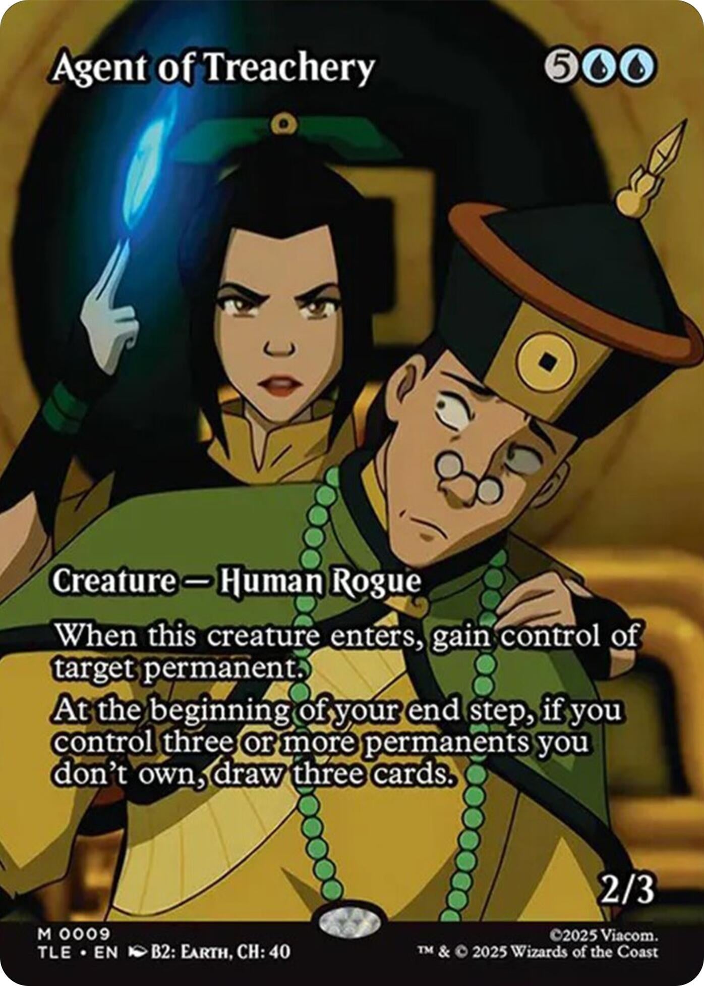 Agent of Treachery (Borderless) (9) (TLE)