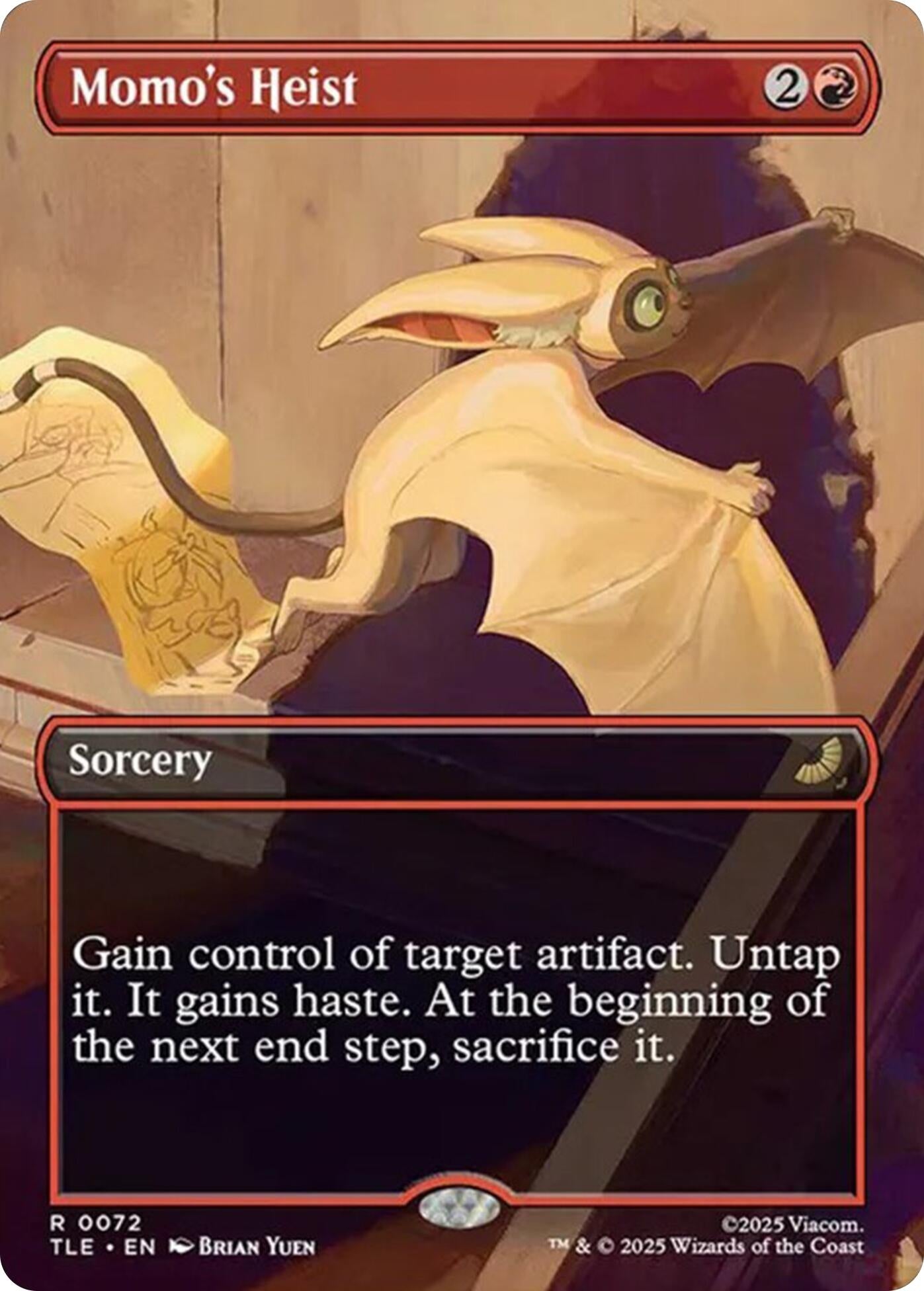 Image for Momo's Heist (Borderless) (72) (TLE) - Magic: The Gathering