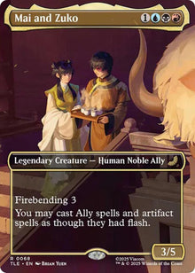 Image for Mai and Zuko (Borderless) (68) (TLE) - Magic: The Gathering
